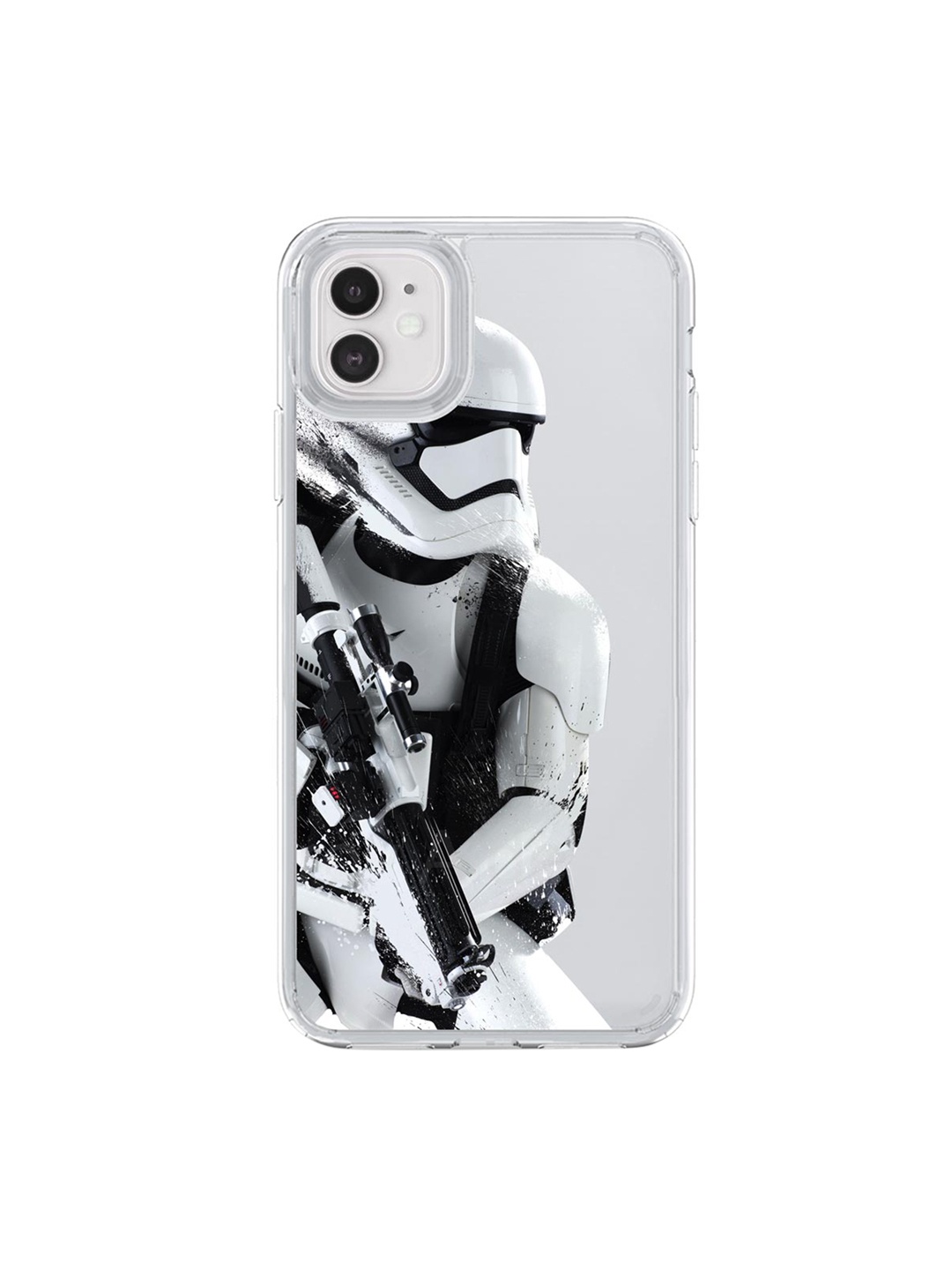 

macmerise Transparent & Silver Trooper Storm iPhone 11 Phone Case