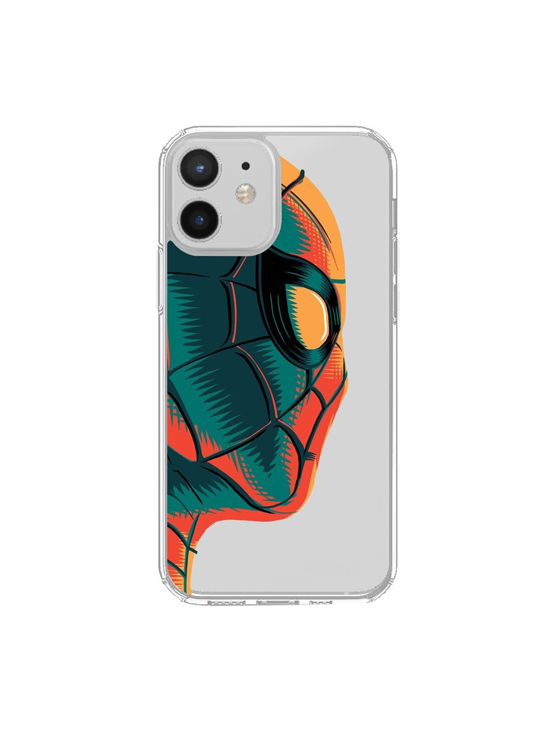 

macmerise White & Red Illuminated Spiderman iPhone 12 Mini Phone Case