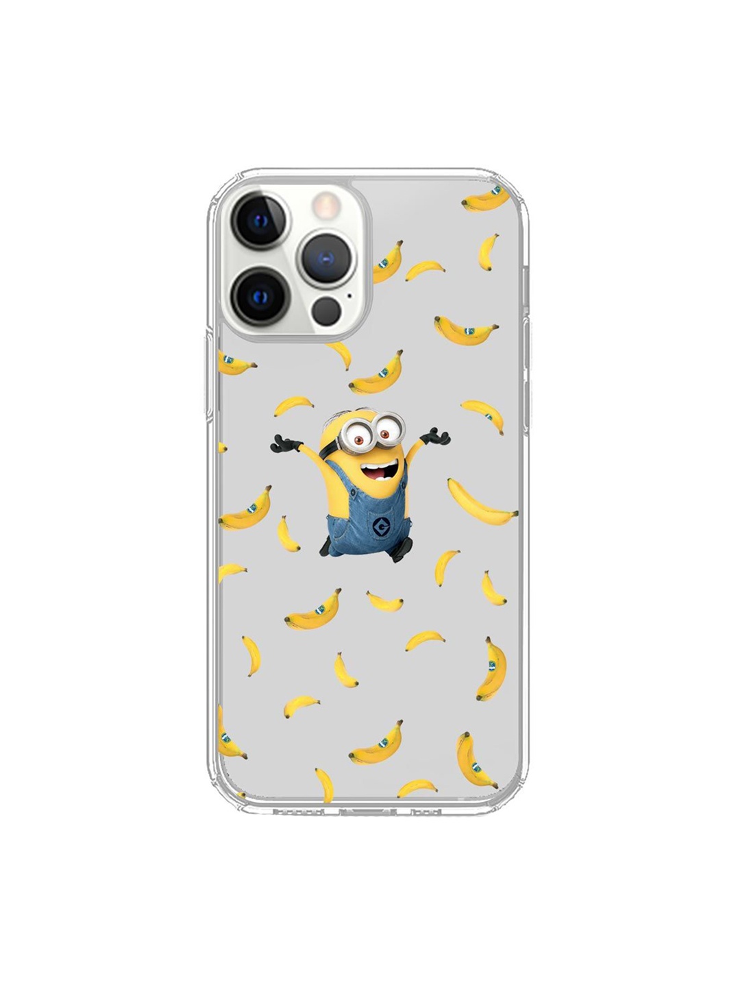 

macmerise Transparent & Yellow iPhone 12 Pro Max Phone Case