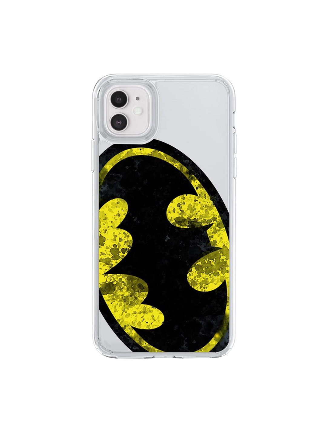 

macmerise Black & Yellow Black Batman Splatter iPhone 11 Phone Case, Multi