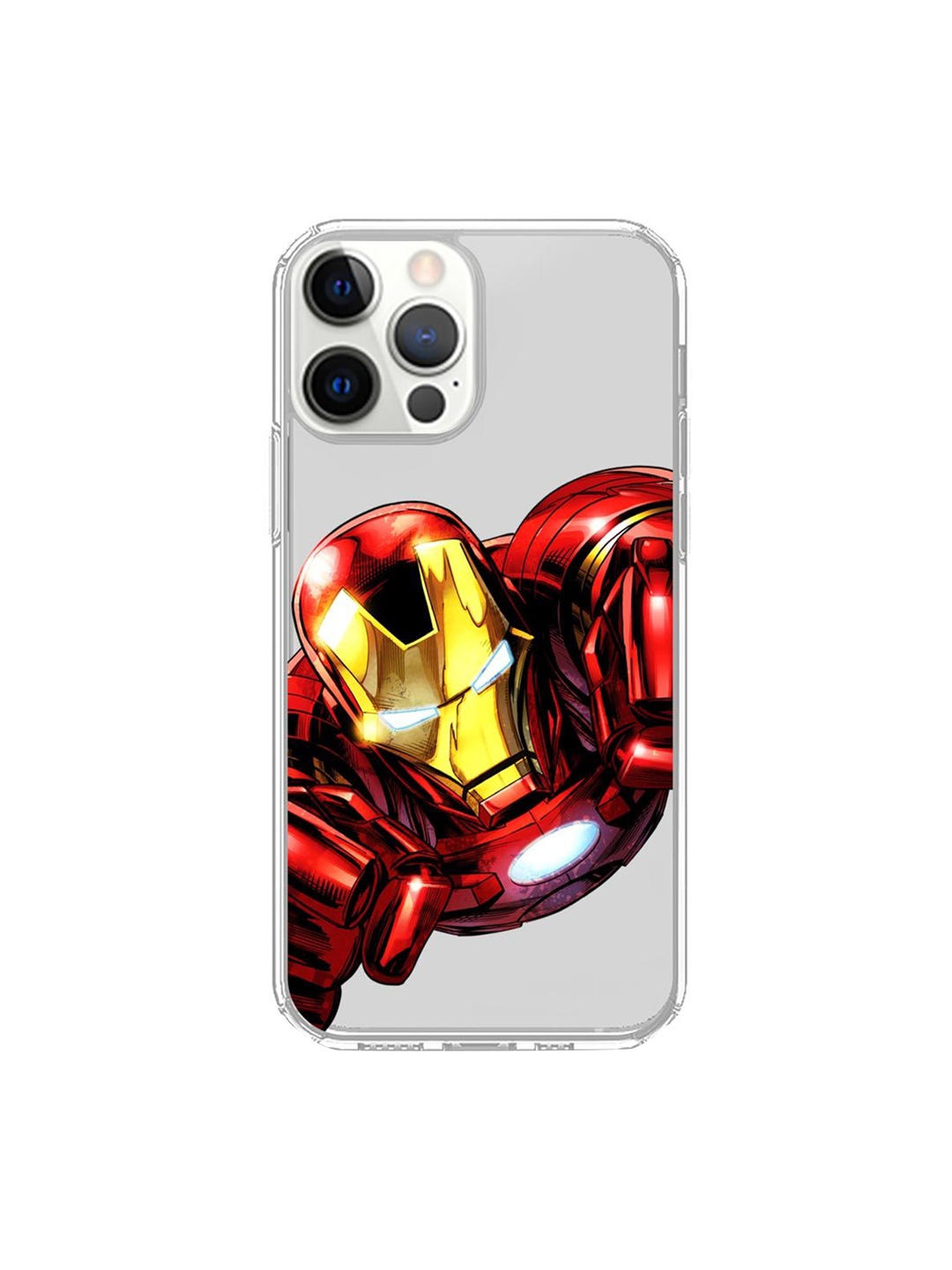 

macmerise Transparent & Red Ironvenger iPhone 12 Pro Max Phone Case