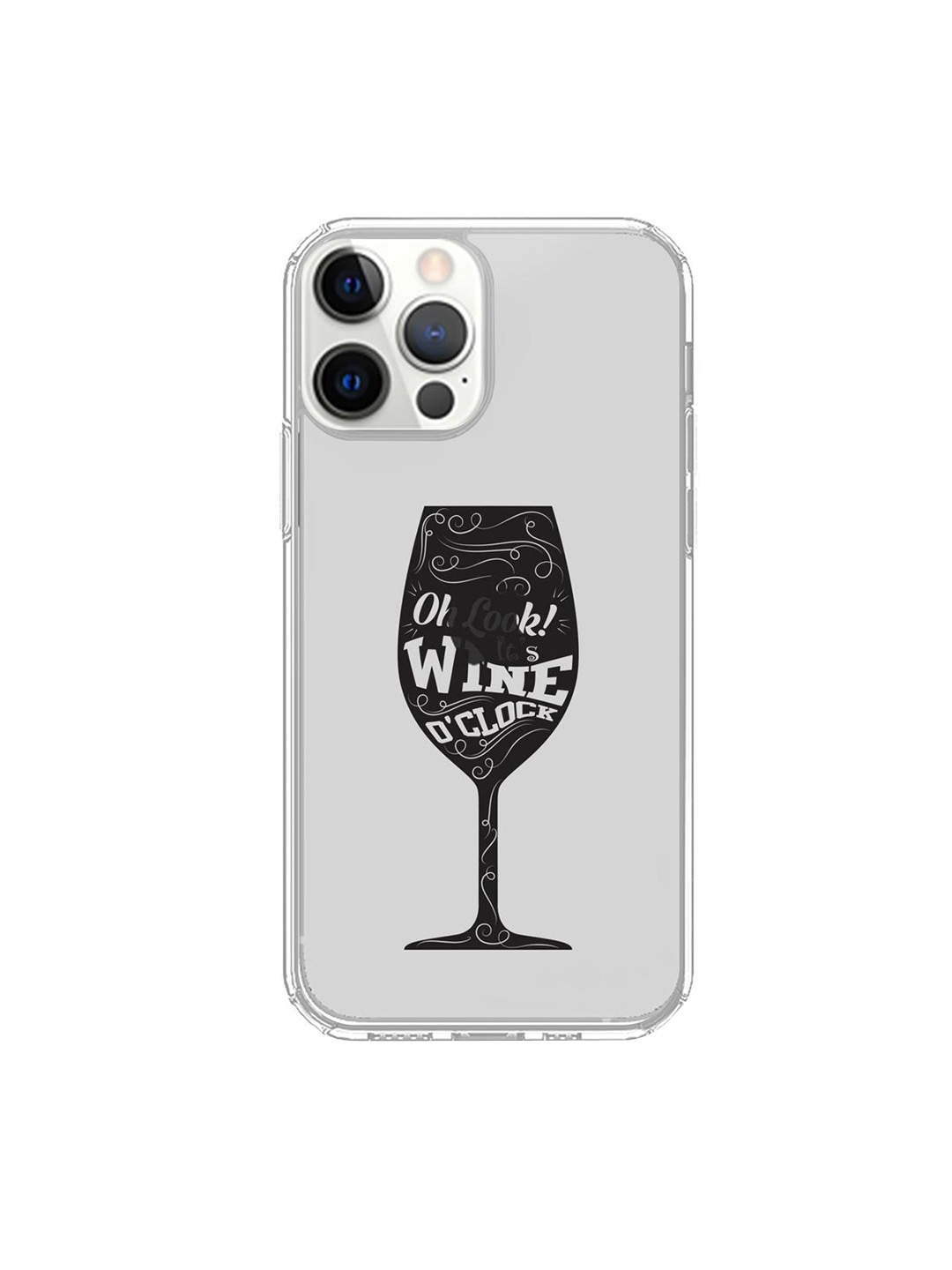

macmerise Black & White Wine O Clock iPhone 12 Pro Max Phone Case