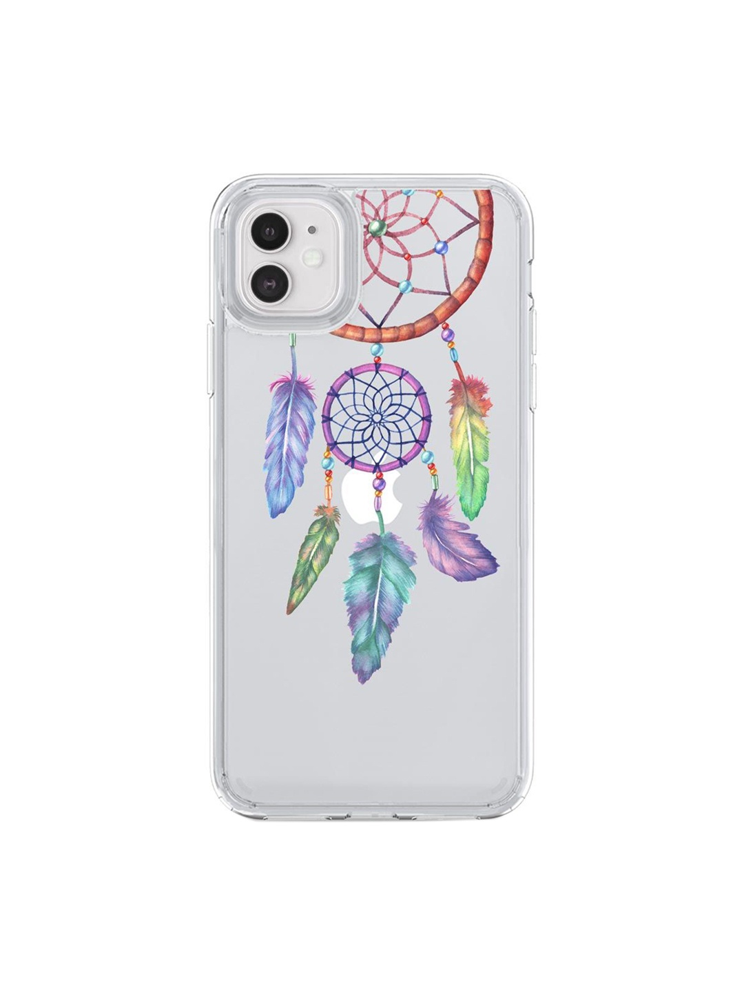 

macmerise Transparent & Multiclour Dream Catcher Feathers iPhone 11 Phone Case