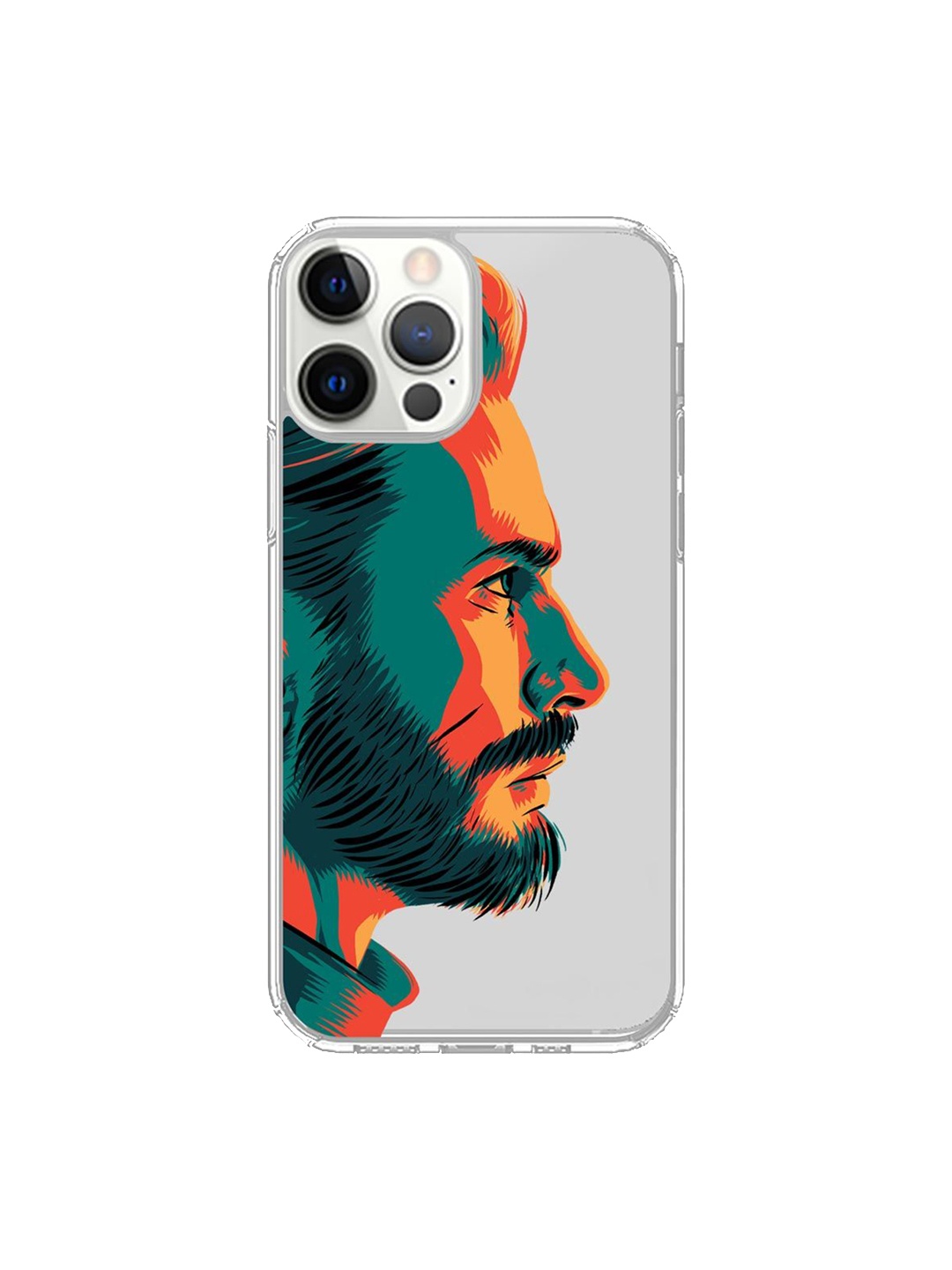 

macmerise Transparent & Orange iPhone 12 Pro Max Phone Case