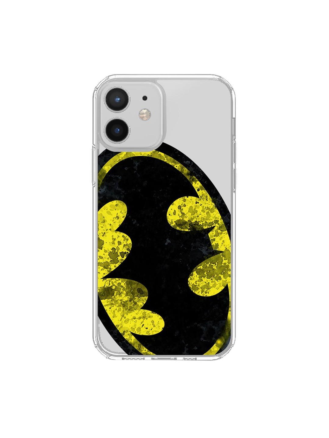 

macmerise Black & Yellow Batman Splatter iPhone 12 Mini Phone Case