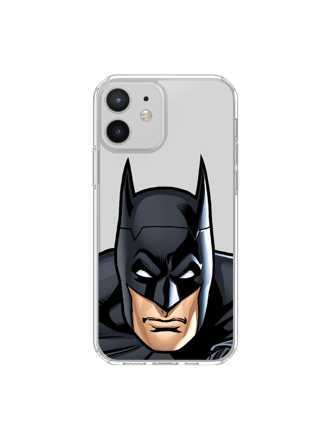 

macmerise Transparent & Black Fierce Batman Printed iPhone 12 Mini Back Cover
