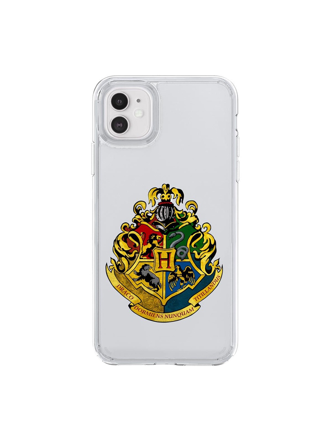 

macmerise Transparent & Yellow Hogwarts Sigil iPhone 11 Phone Case