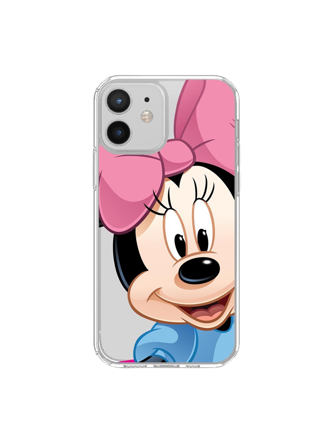 

macmerise Transparent & Pink Zoom Up Minnie iPhone 12 Mini Phone Case