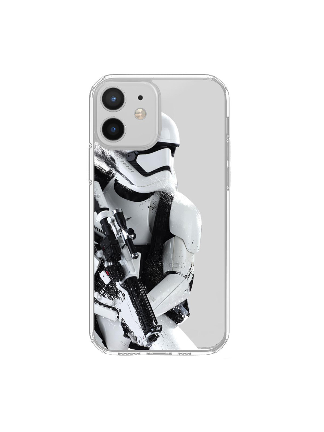 

macmerise Transparent & Black Trooper Storm iPhone 12 Mini Back Cover