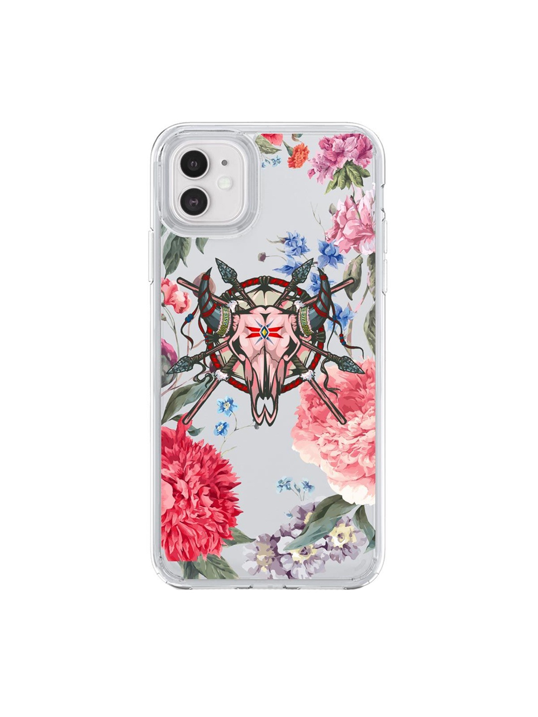 

macmerise Multicolored Floral Symmetry iPhone 11 Phone Case, Multi