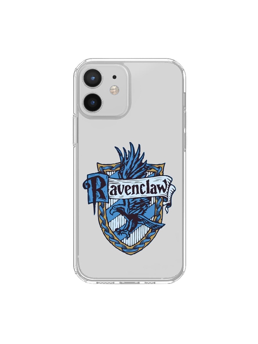 

macmerise Blue & Transparent Crest Ravenclaw iPhone 12 Mini Phone Case