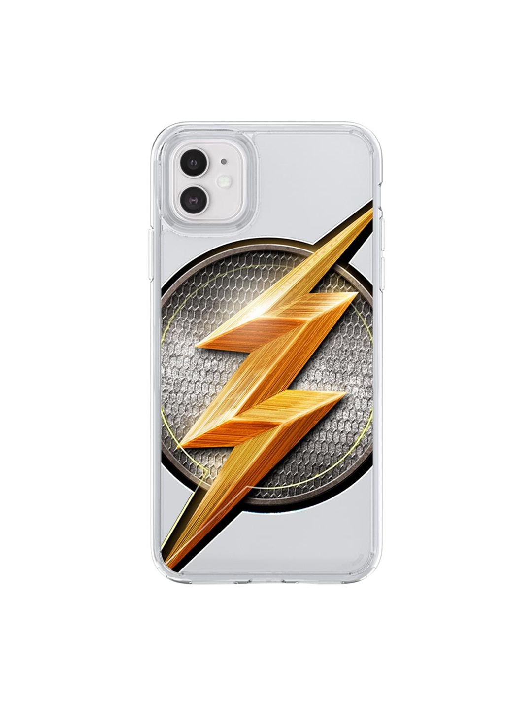 

macmerise Transparent & Gold-Colored Flash Storm iPhone 11 Phone Case