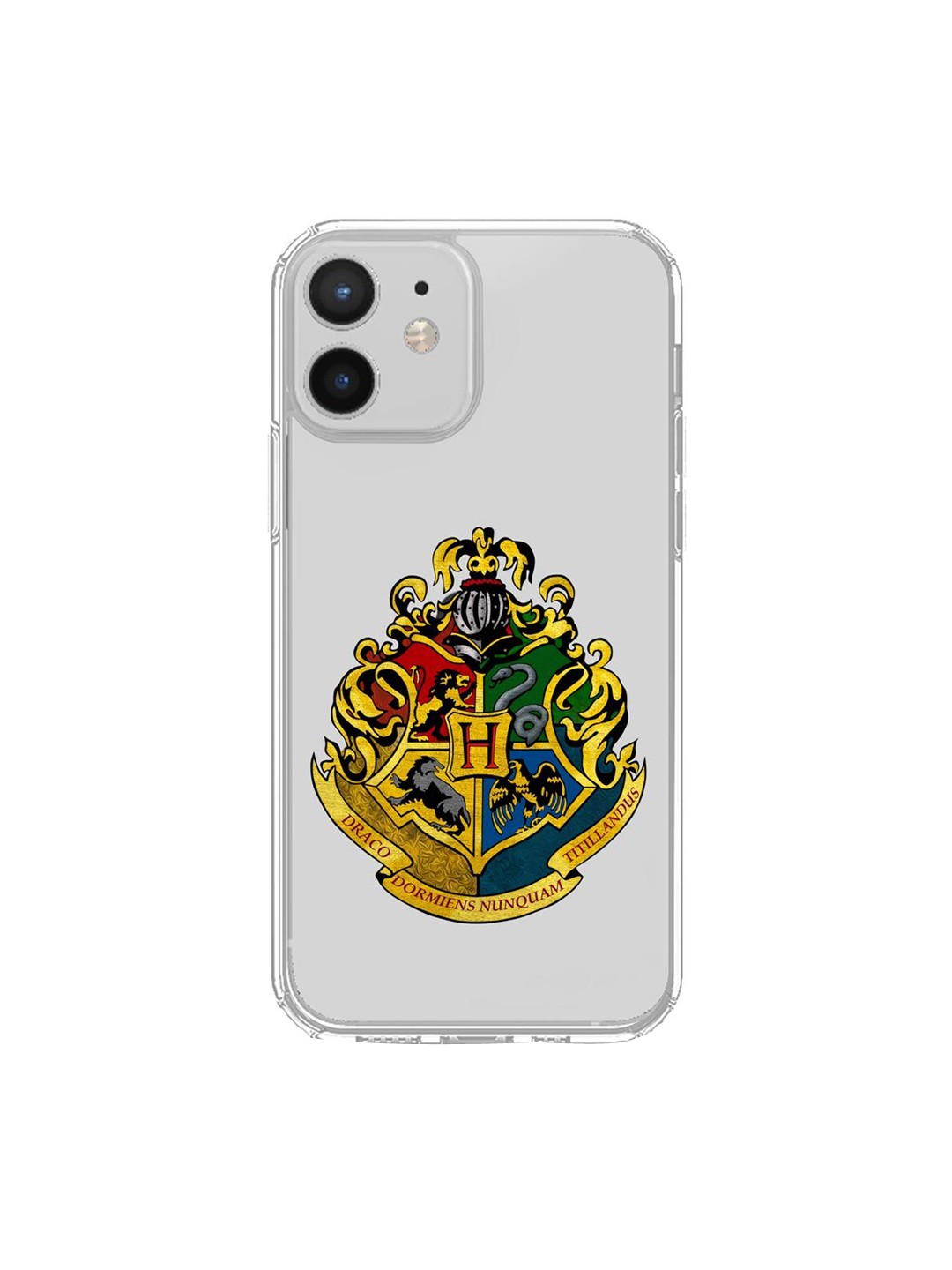 

macmerise Transparent & Yellow Hogwarts Sigil iPhone 12 Mini Back Cover