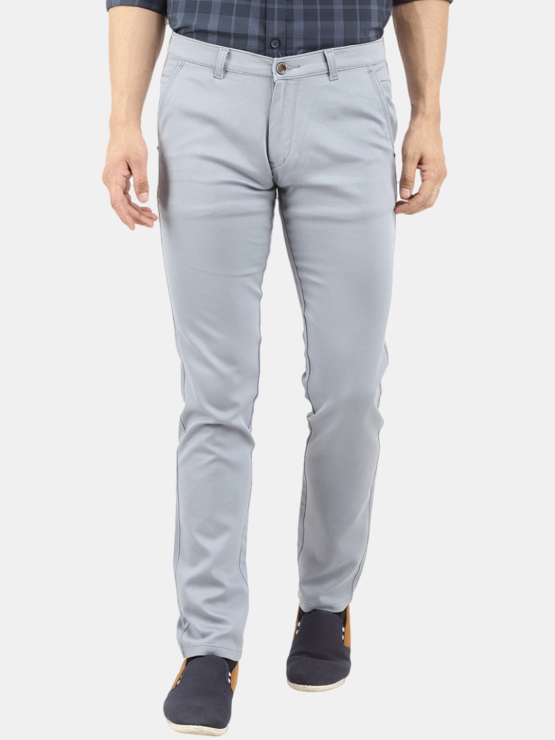 

V-Mart Men Blue Slim Fit Trousers
