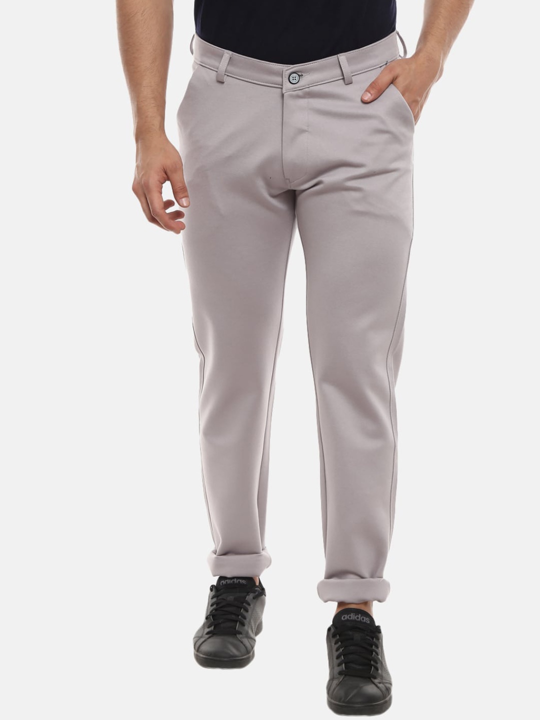 

V-Mart Men Grey Slim Fit Chinos Trousers
