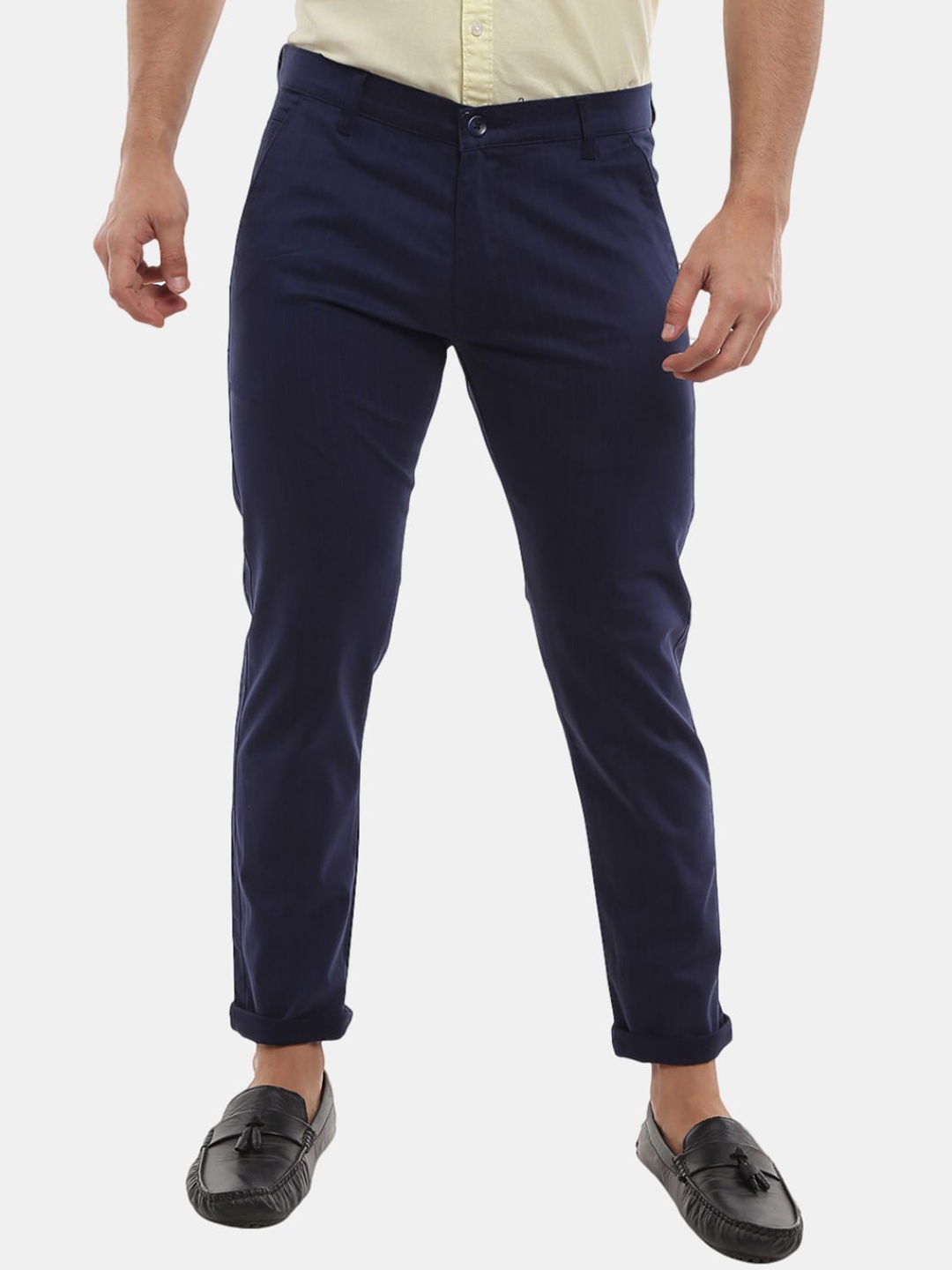 

V-Mart Men Blue Slim Fit Chinos Trousers