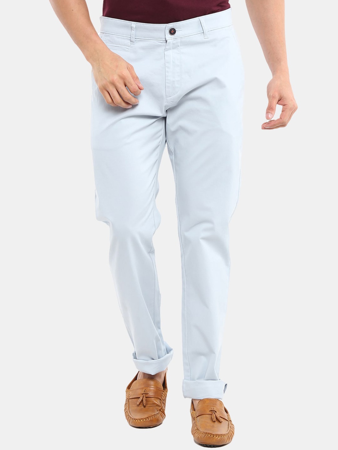 

V-Mart Men Blue Slim Fit Chinos Trousers