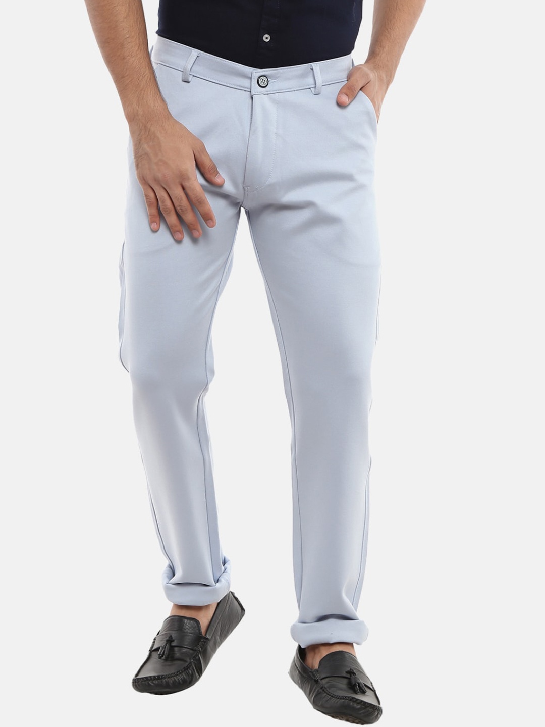 

V-Mart Men Blue Slim Fit Chinos Trousers