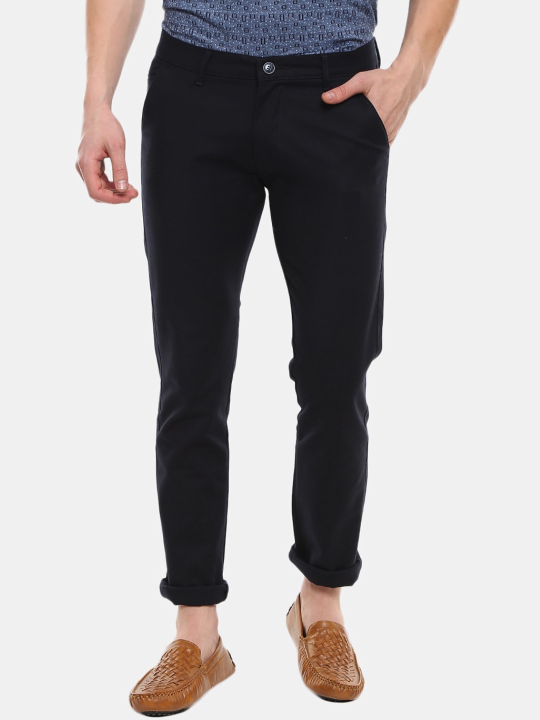 

V-Mart Men Blue Slim Fit Chinos Trousers