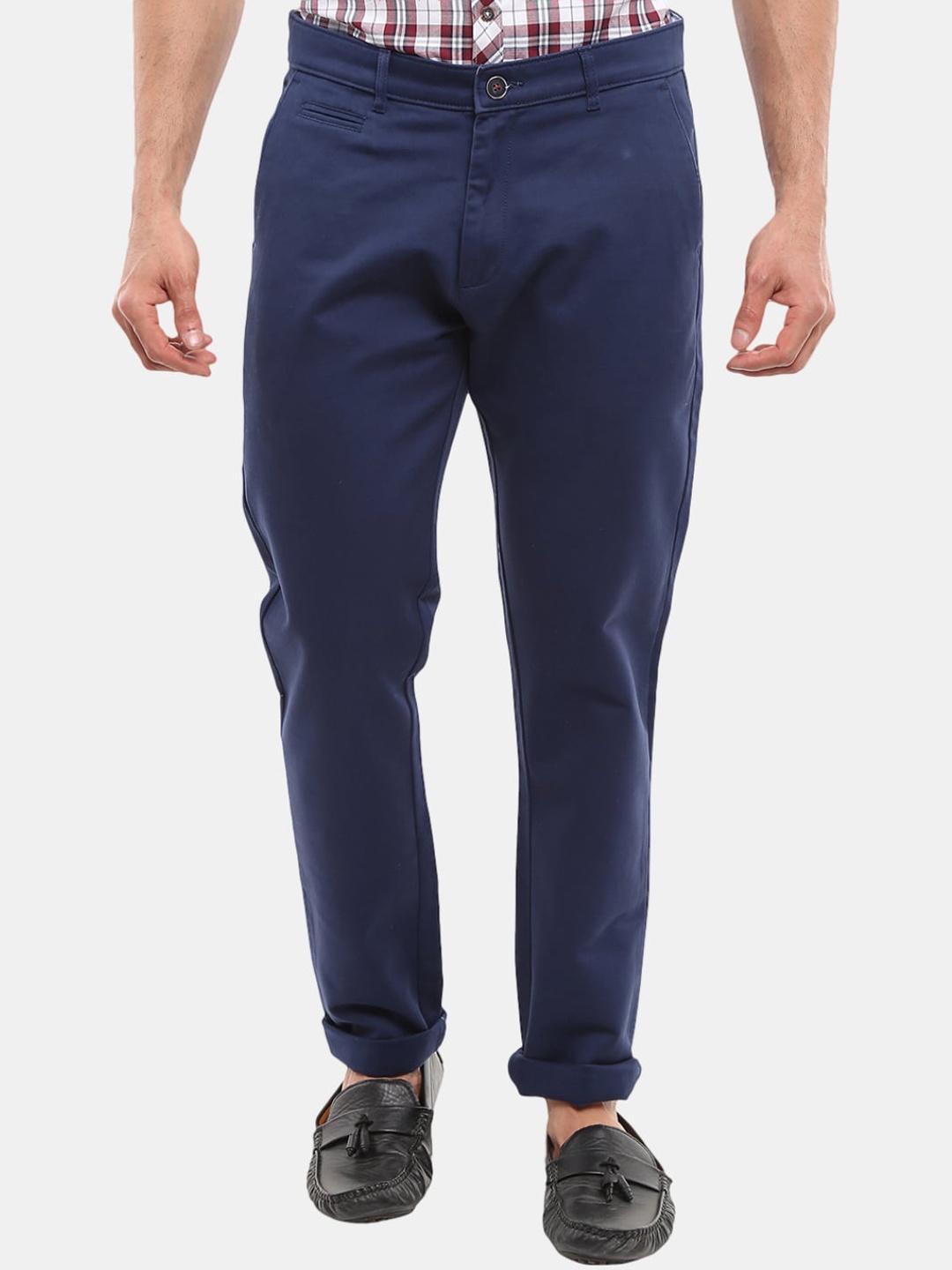 

V-Mart Men Blue Slim Fit Chinos Trousers