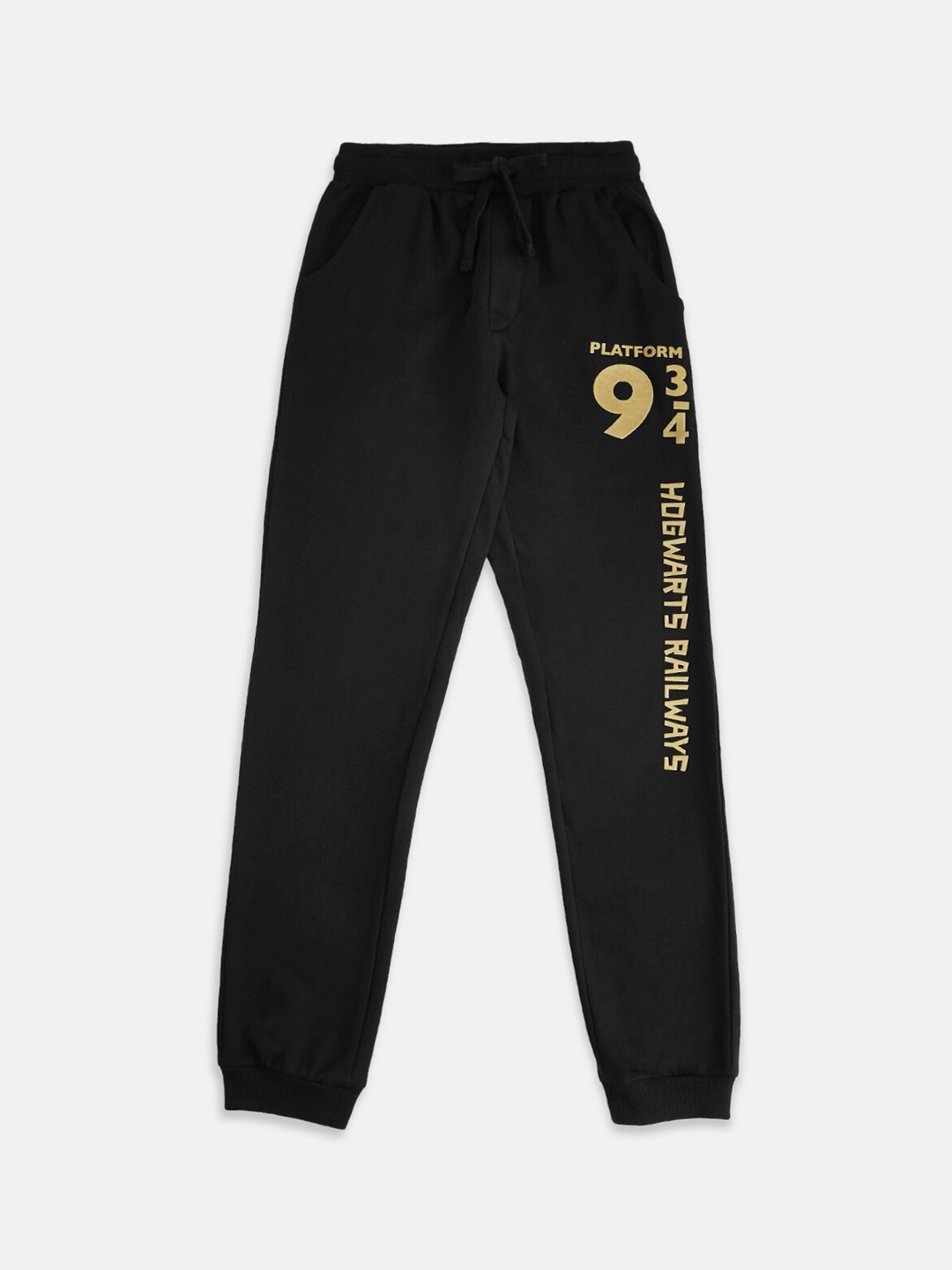 

Pantaloons Junior Girls Black Solid Joggers