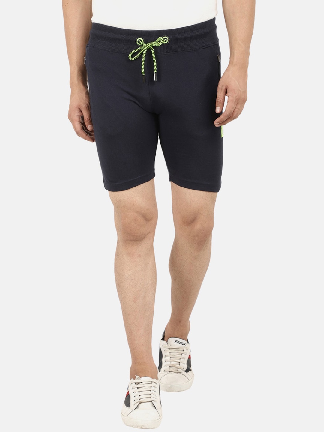 

V-Mart Men Navy Blue Cotton Single Jersey Shorts