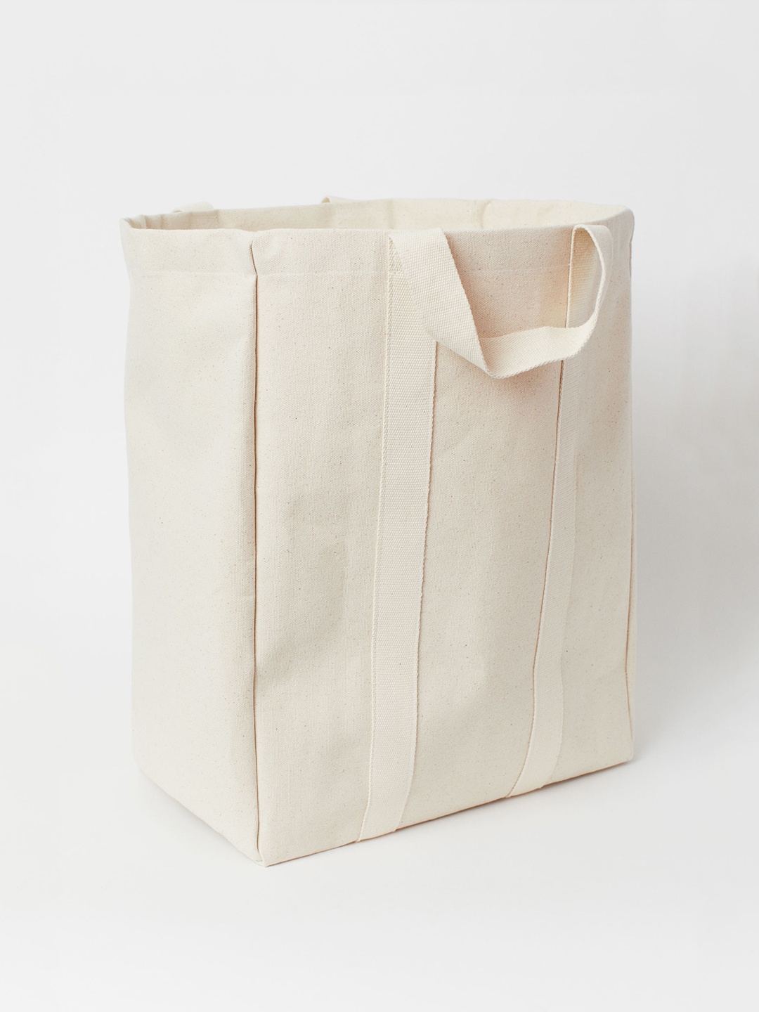 

H&M White Canvas Laundry Bag