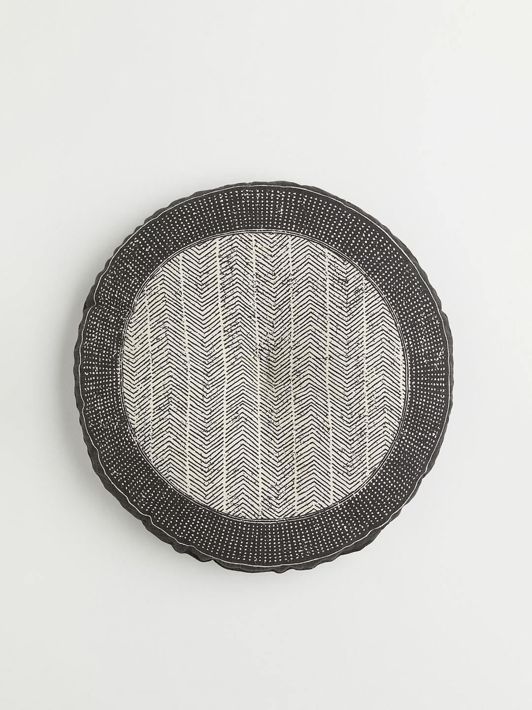 

H&M Grey Round Seat Cushion