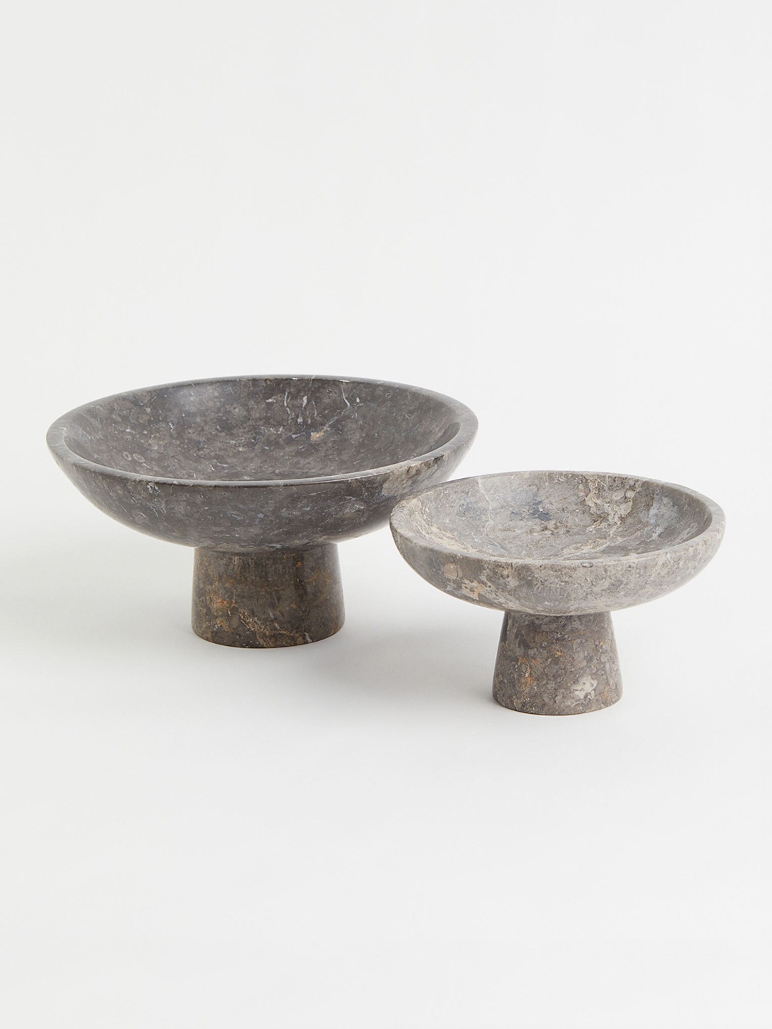 

H&M Grey Marble Pedestal Bowl