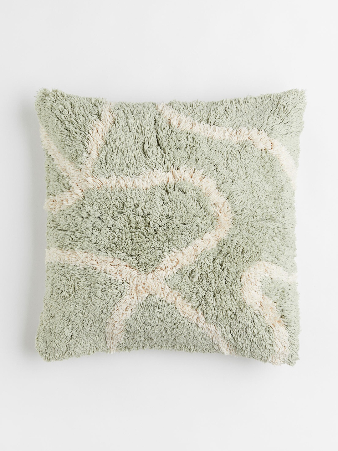 

H&M Green Tufted Cushion Cover