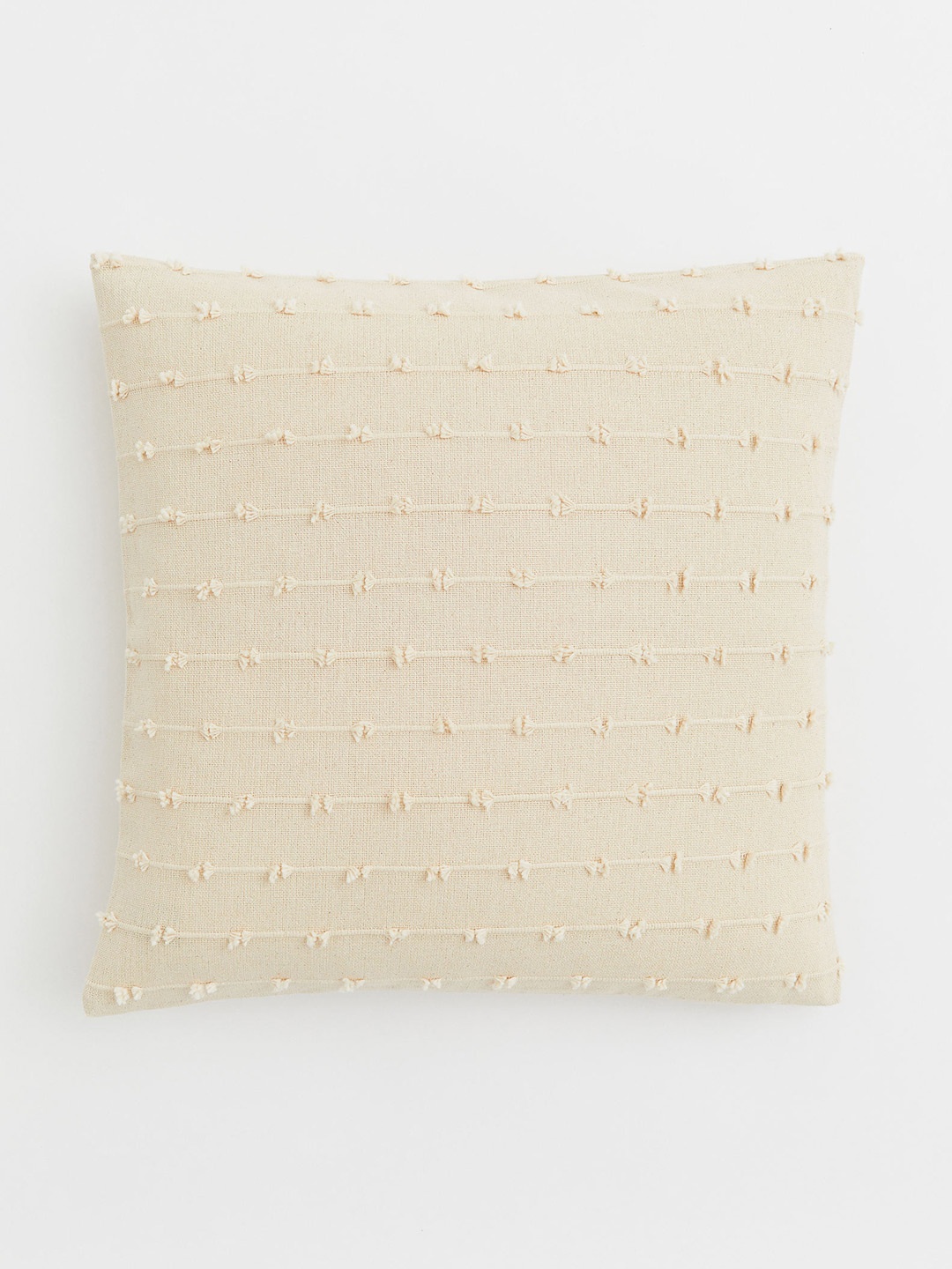 

H&M Beige Cotton Cushion Cover