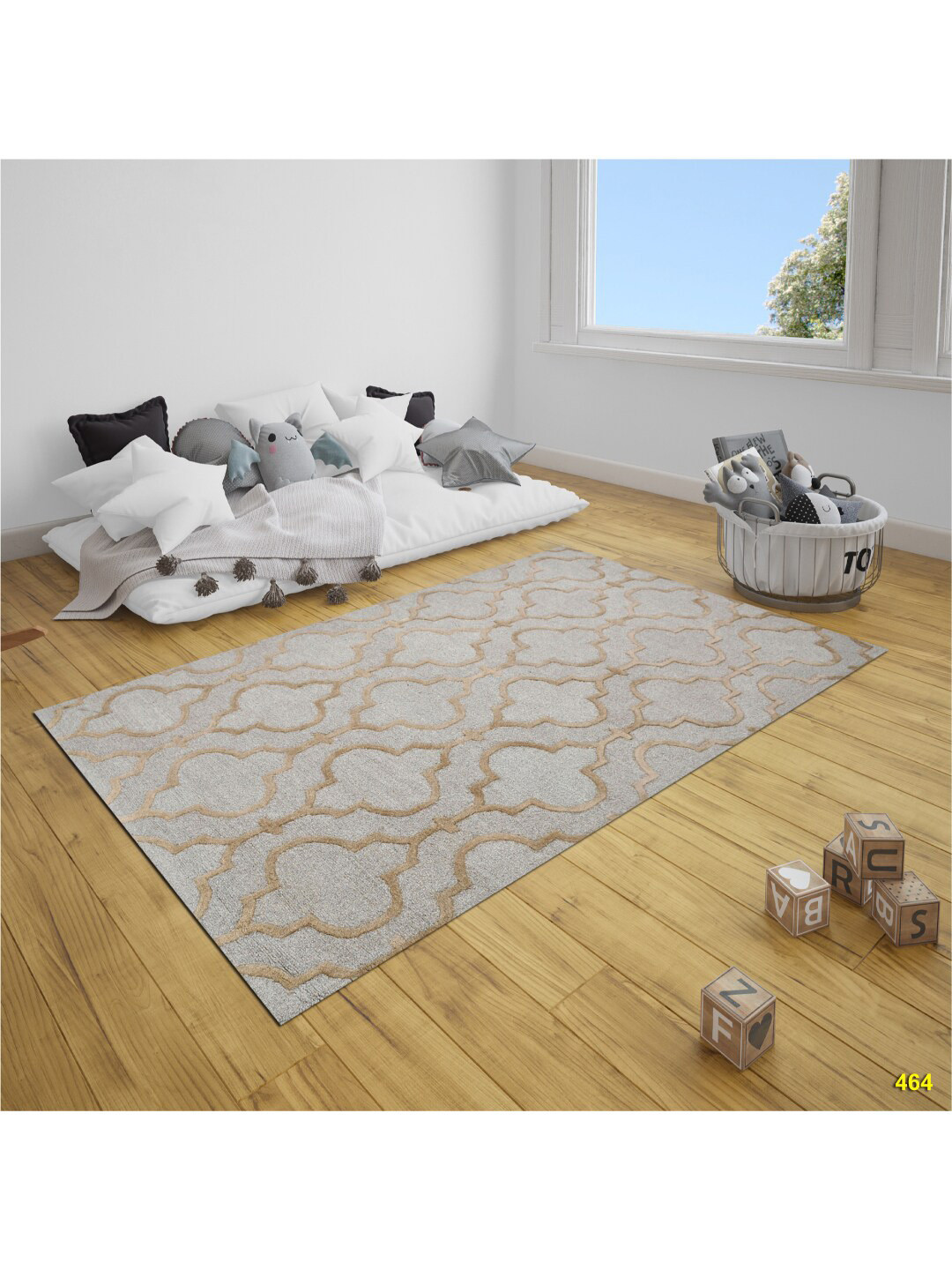 

SANDED EDGE Grey Woollen Floor Carpets