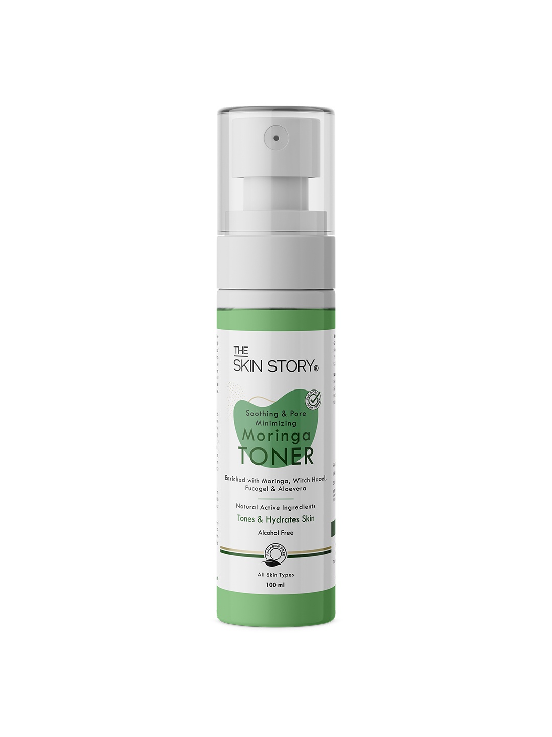 

THE SKIN STORY Soothing & Pore Minimizing Moringa Toner - 100ml, Green