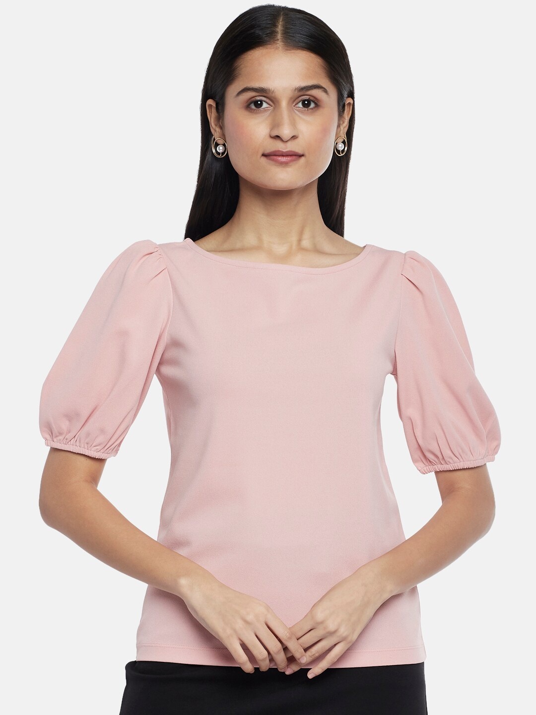 

Annabelle by Pantaloons Pink Regular Top