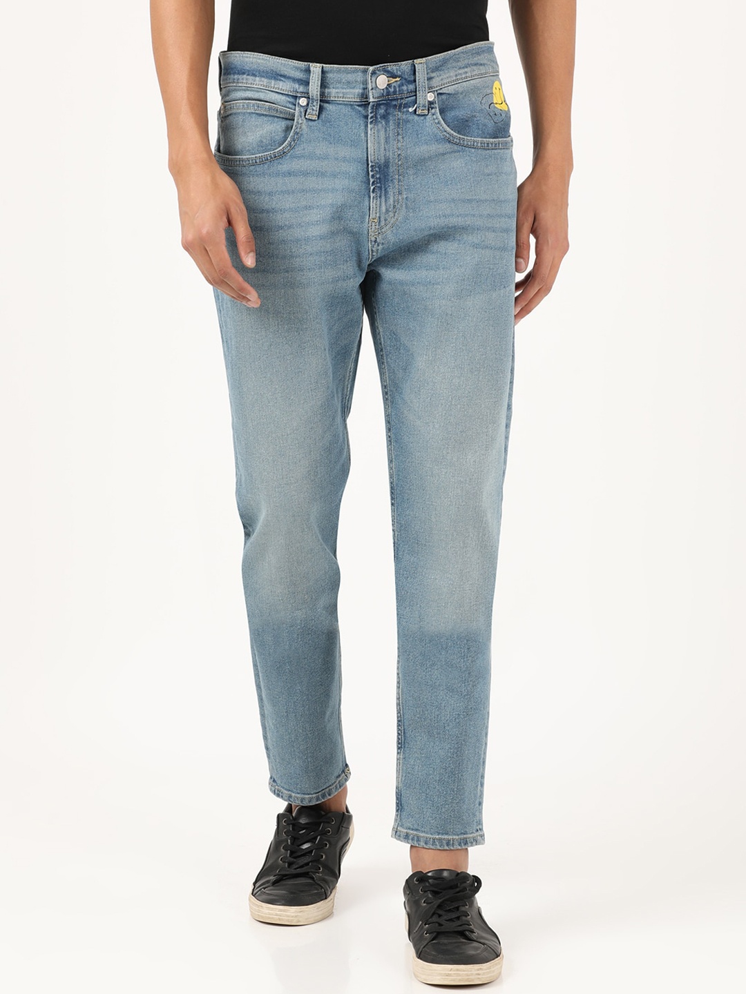 

Lee Men Blue Relaxed Fit Heavy Fade Stretchable Jeans