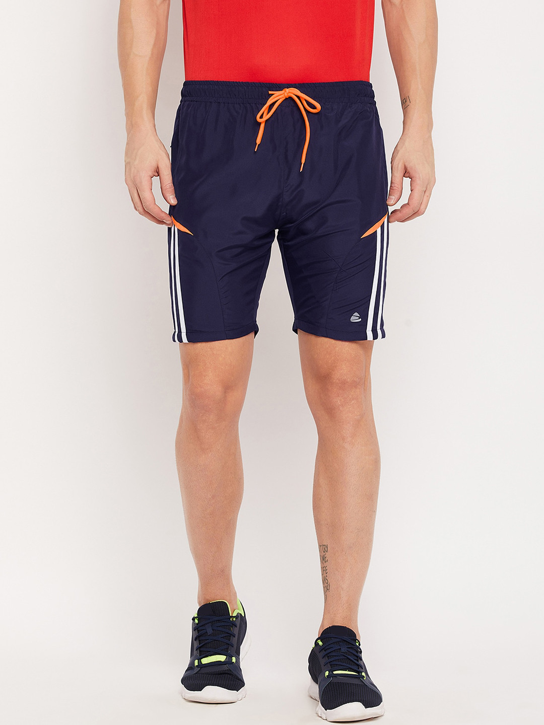 

Duke Men Blue Slim Fit Sports Shorts