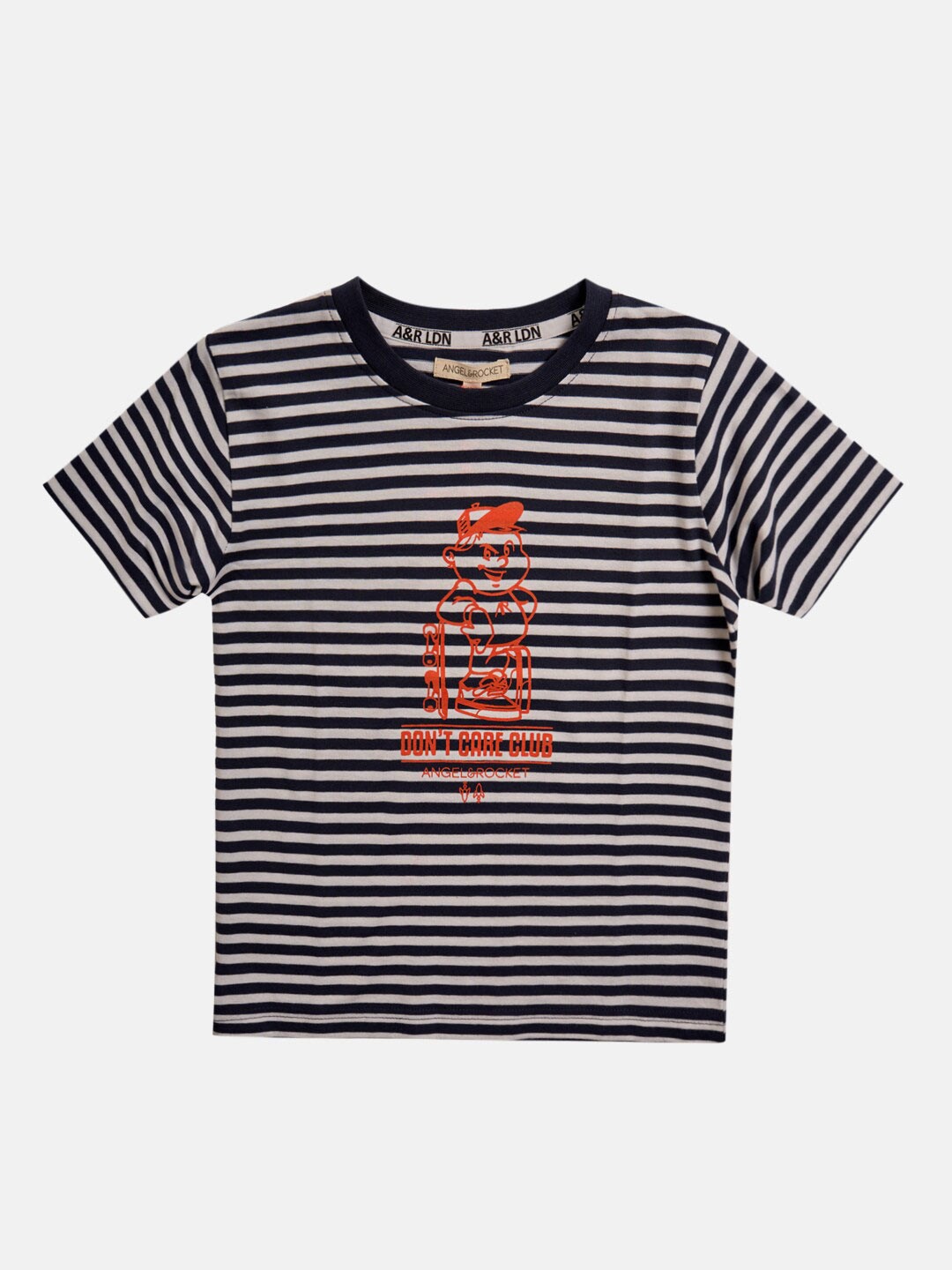 

Angel & Rocket Boys Grey & Black Striped T-shirt