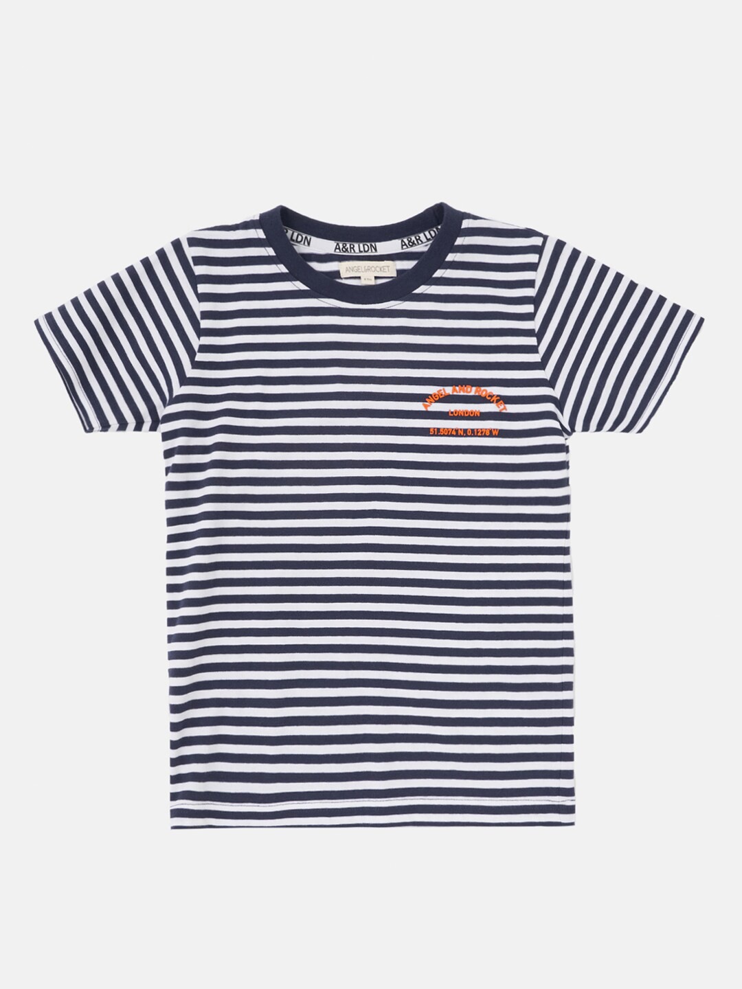 

Angel & Rocket Boys Grey & Black Striped T-shirt