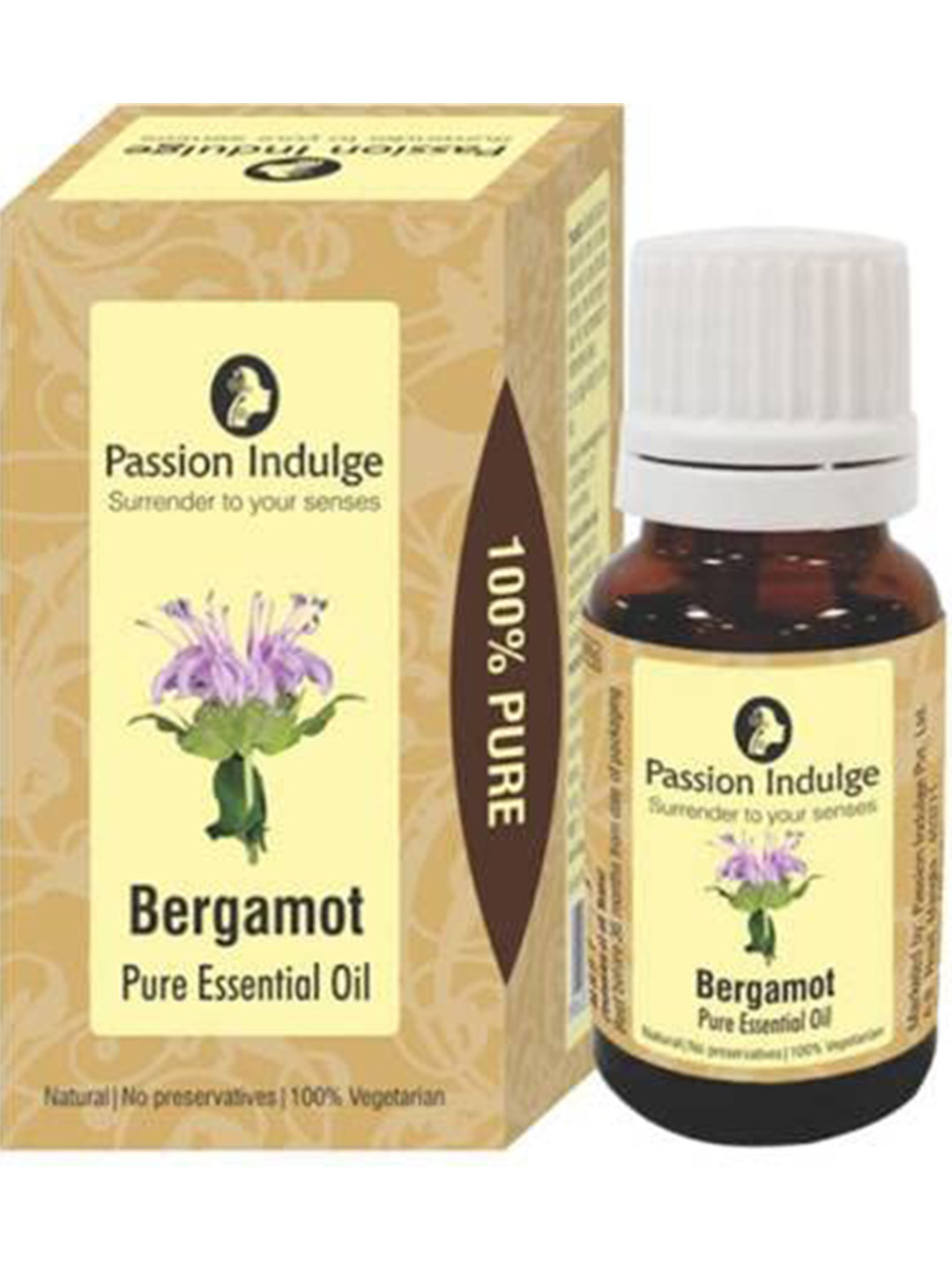 

Passion Indulge Natural Bergamot Pure Essential Oil - 10 ml, Yellow
