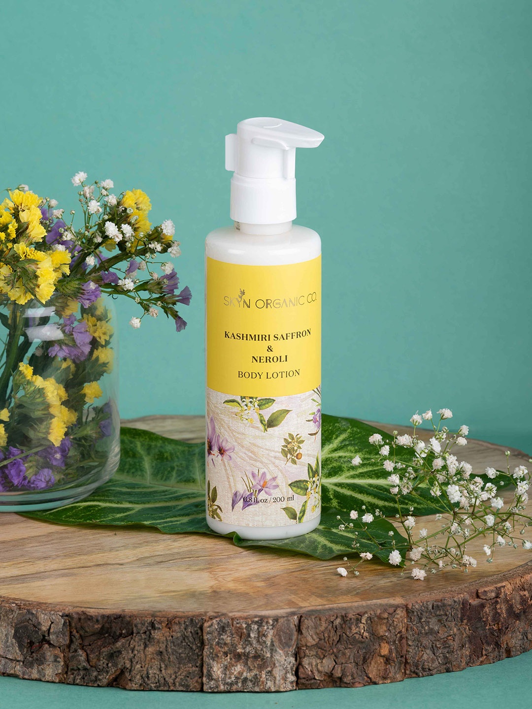 

Skyn Organic Co. Kashmiri Saffron & Neroli Body Lotion - 200ml, Yellow