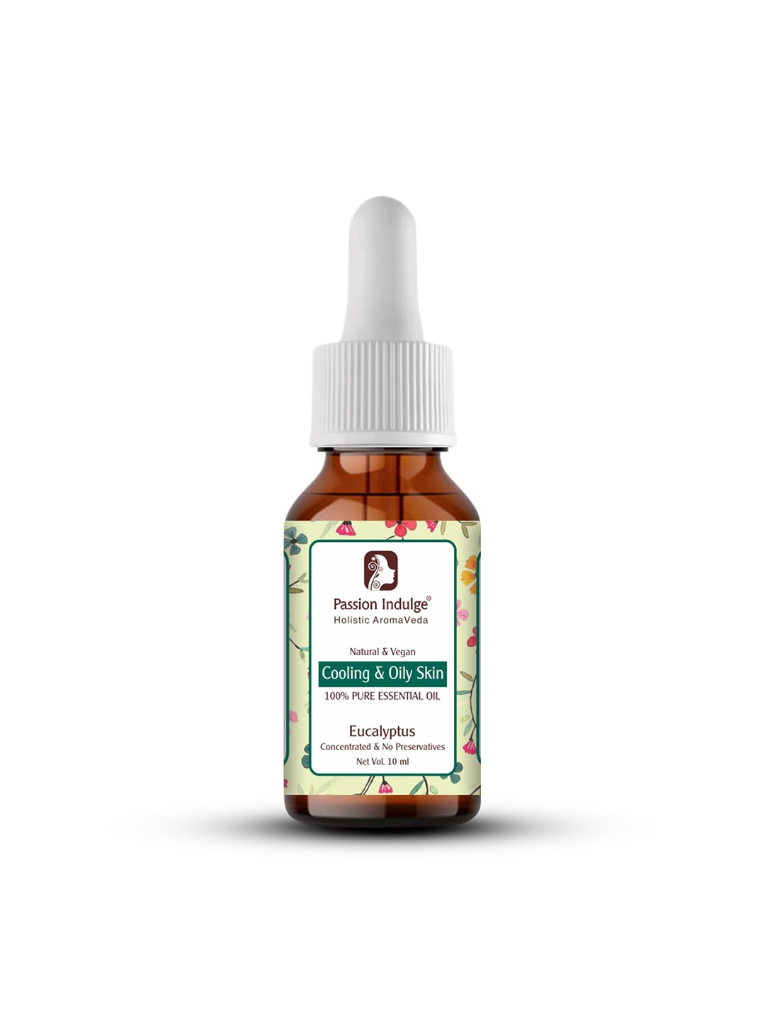

Passion Indulge Natural Eucalypus Skin Cooling Essential Oil - 10 ml, Brown