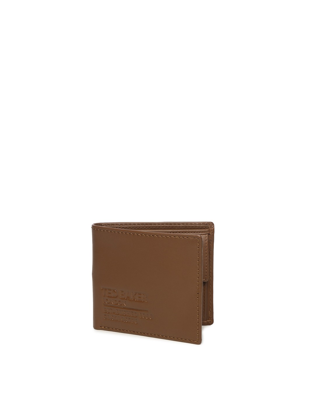 

Ted Baker Men Brown Leather Two Fold Wallet