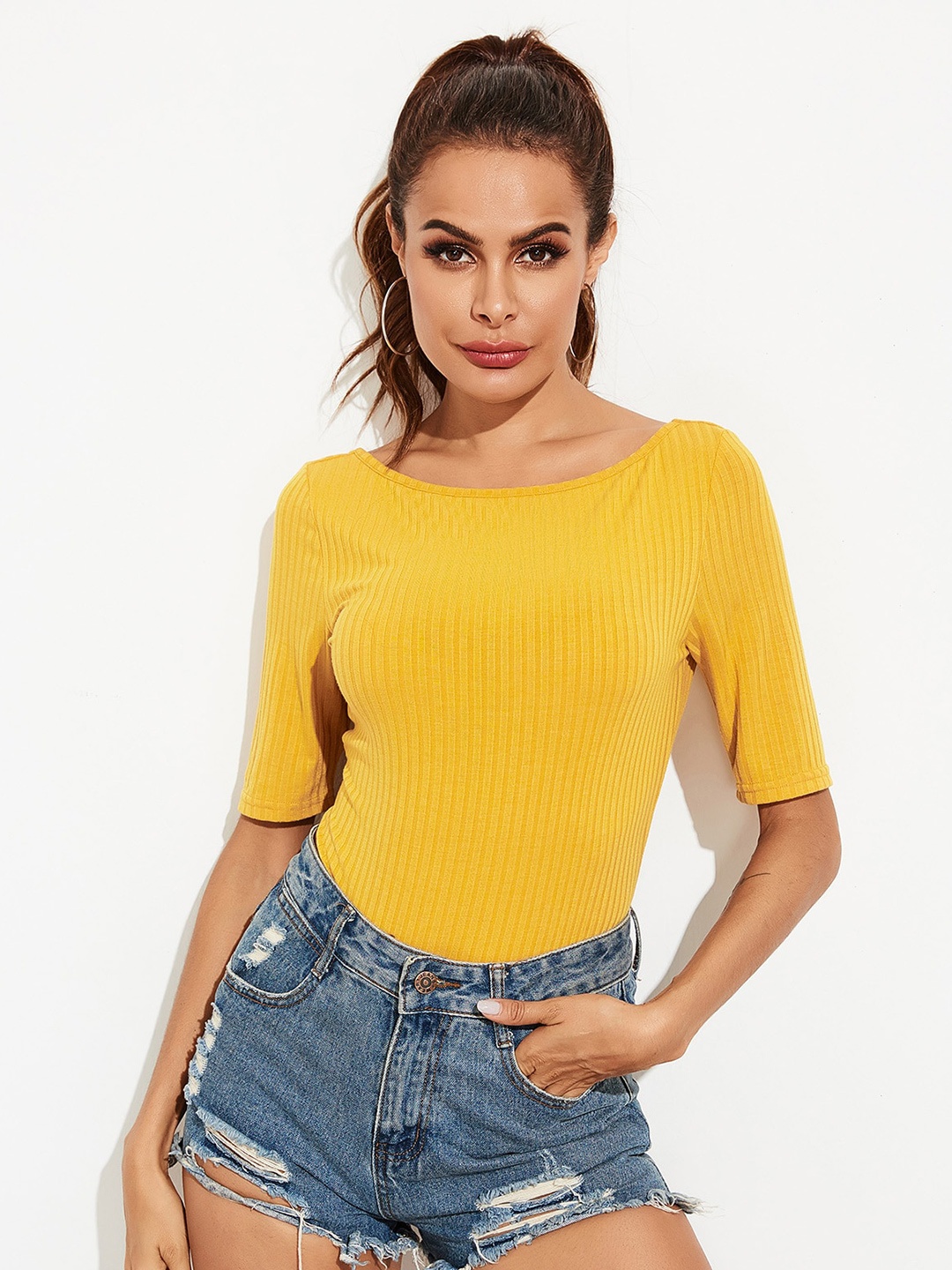 

BoStreet Yellow Top
