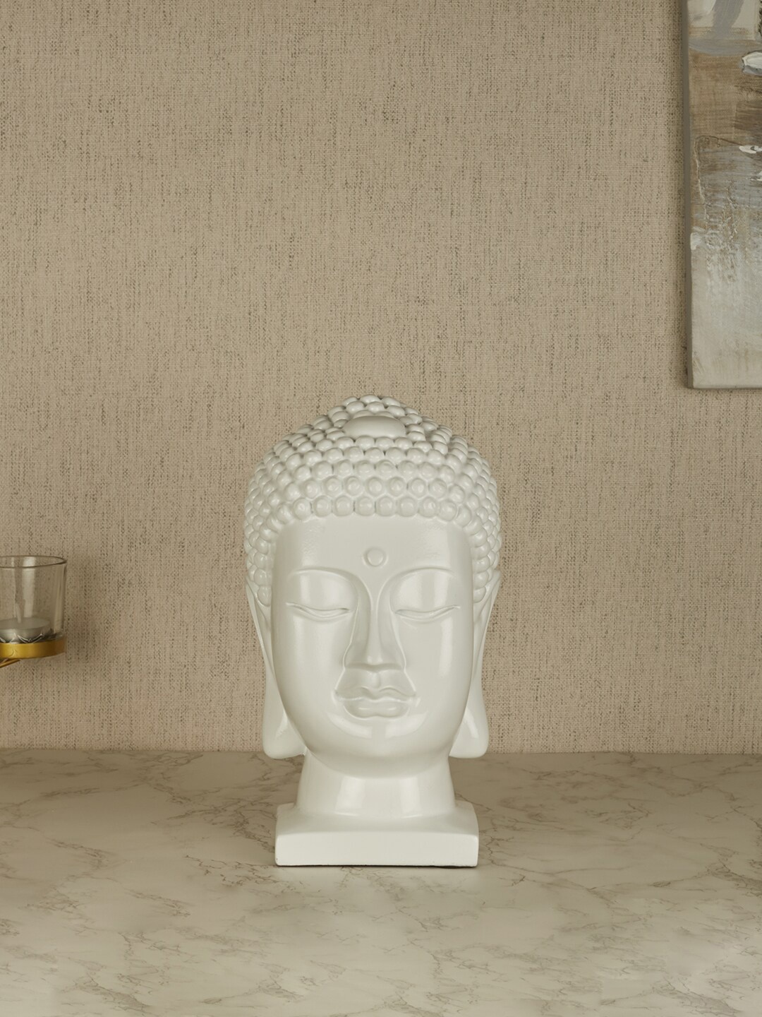 

Home Town White Buddha Figurine Showpieces