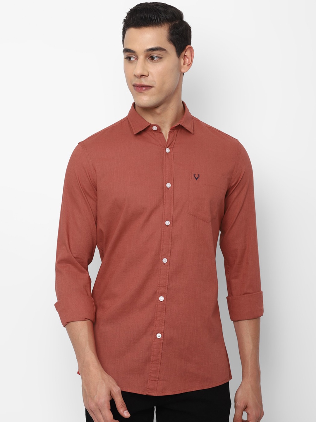

Allen Solly Sport Men's Red Casual Shirt