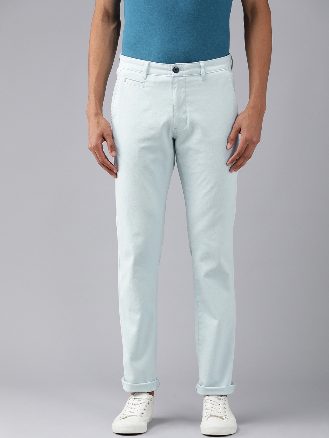 

Van Heusen Sport Men Blue Slim Fit Chino Trousers