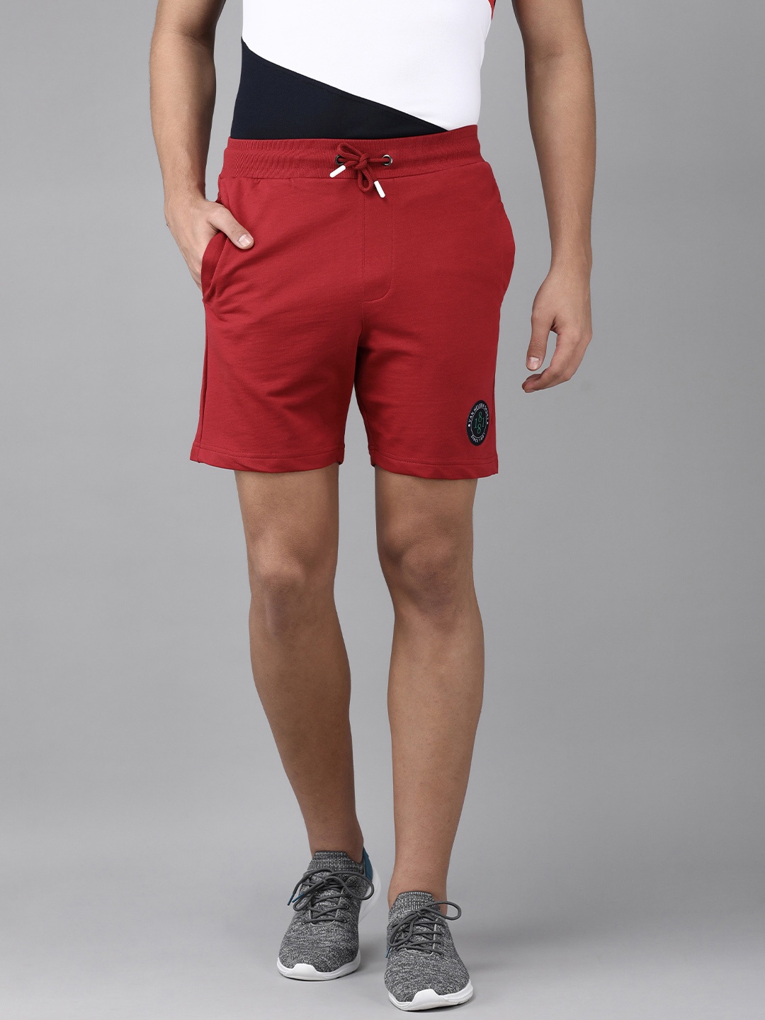 

Van Heusen Sport Men Maroon Pure Cotton Shorts