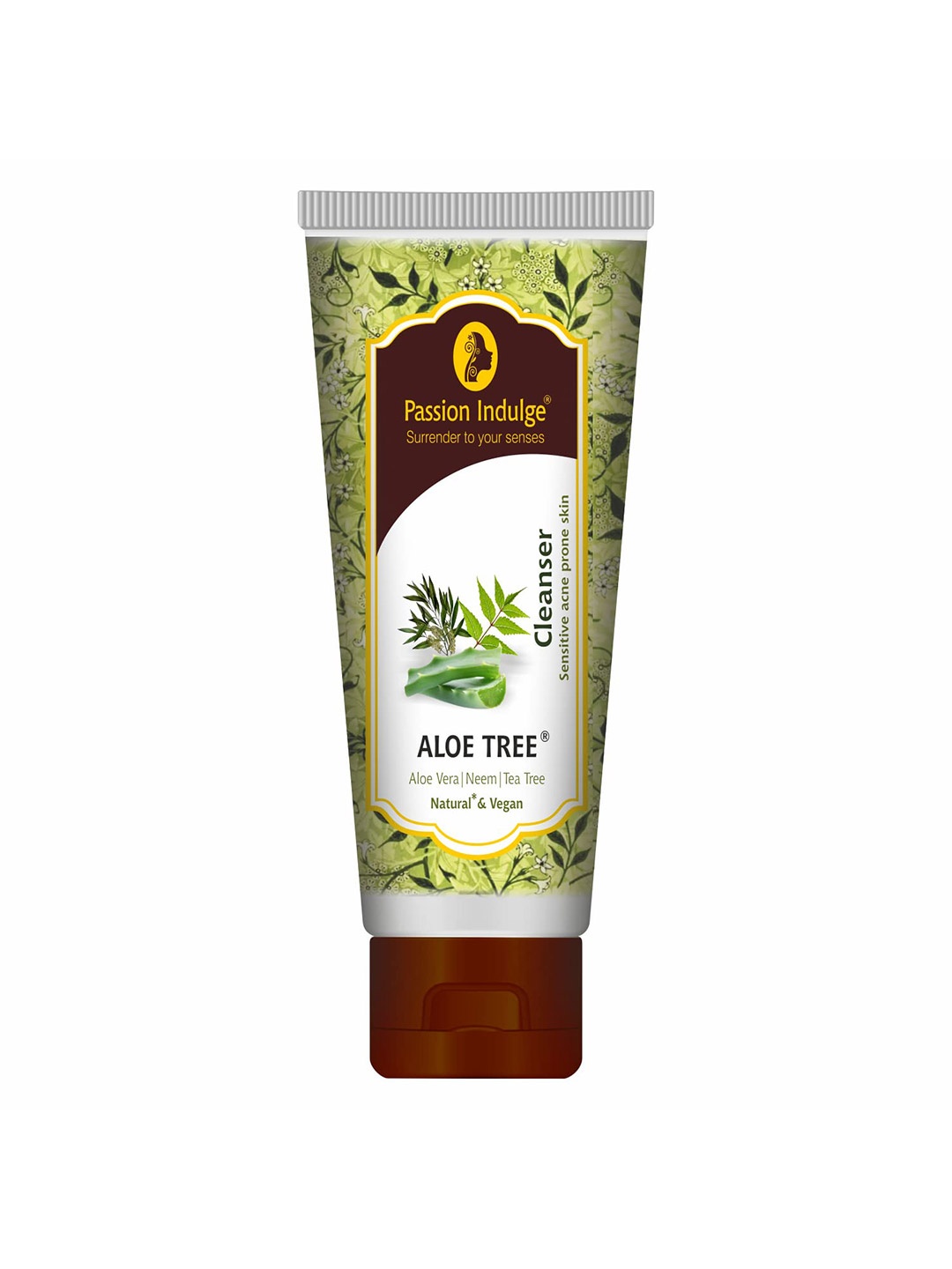 

Passion Indulge Aloe Tree Cleanser for Sensitive Acne Prone Skin - 100ml, White