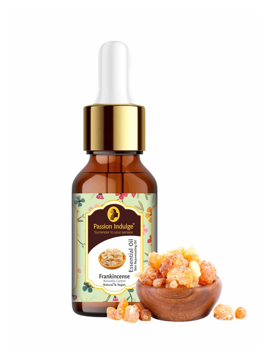 

Passion Indulge Frankincense Pure Essential Oil for Rejuvenating Skin - 10ml, White