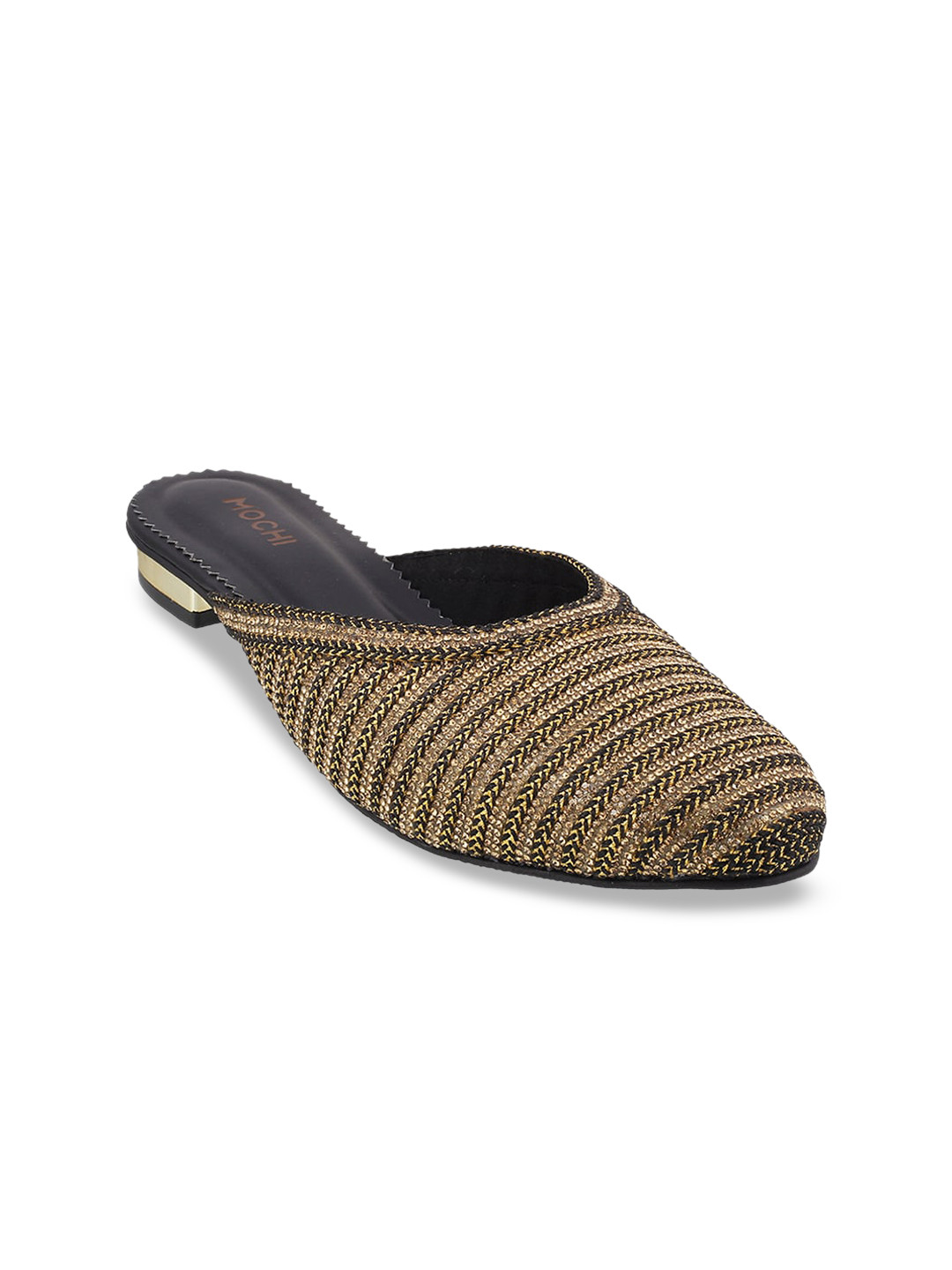 

Mochi Women Brown Embellished Mules